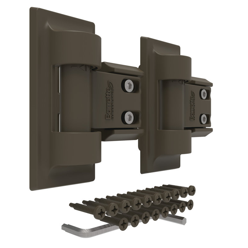 Standard Wrap Hinge, Light Bronze