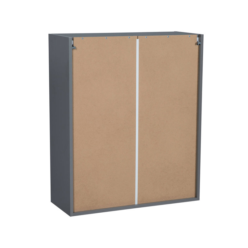 Shaker White Matte Double Door Wall Cabinet 36" x 24"