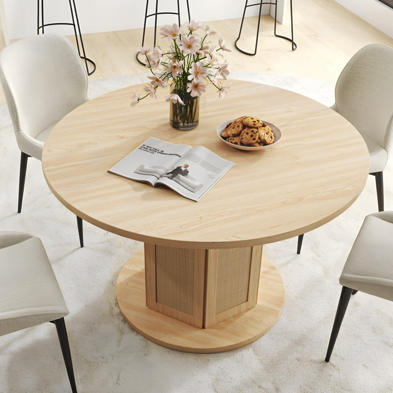Table de salle à manger Arinda, Bois de chêne