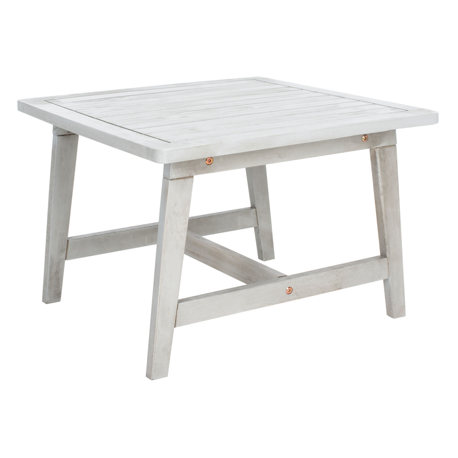 Armida 4-Person Acacia Patio Seating Group, White