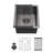 Undermount Kitchen Bar Sink 16 Gauge  Sink with Bottom Grid-124063259-131477553