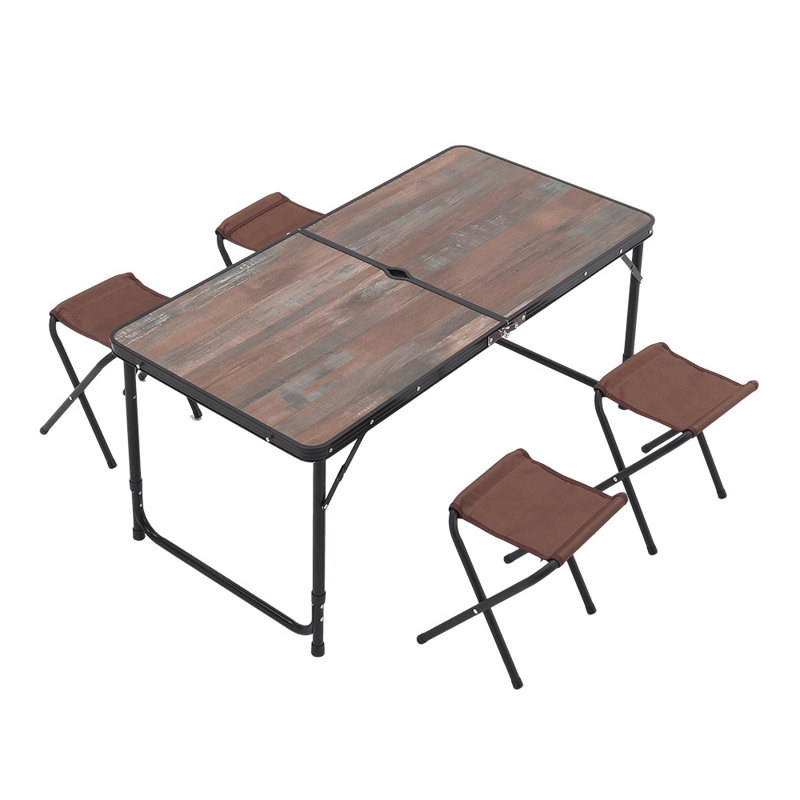 Bujare 4 - Person Patio Dining Set with Rectangular Table