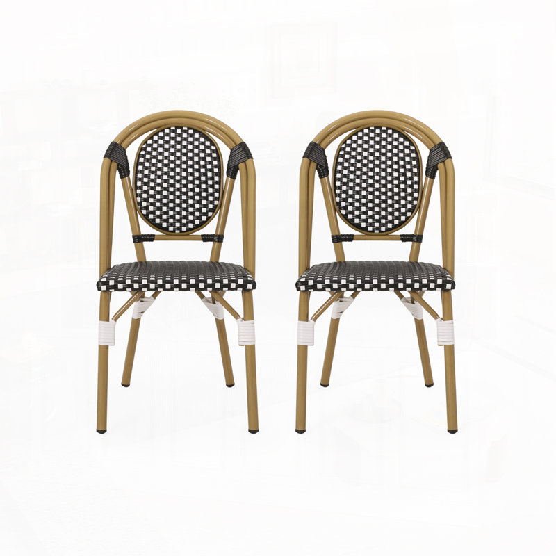 Chaise d'extérieur en polyuréthane et aluminium pour l'extérieur