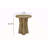 English Knotty Oak Drop Accent Table