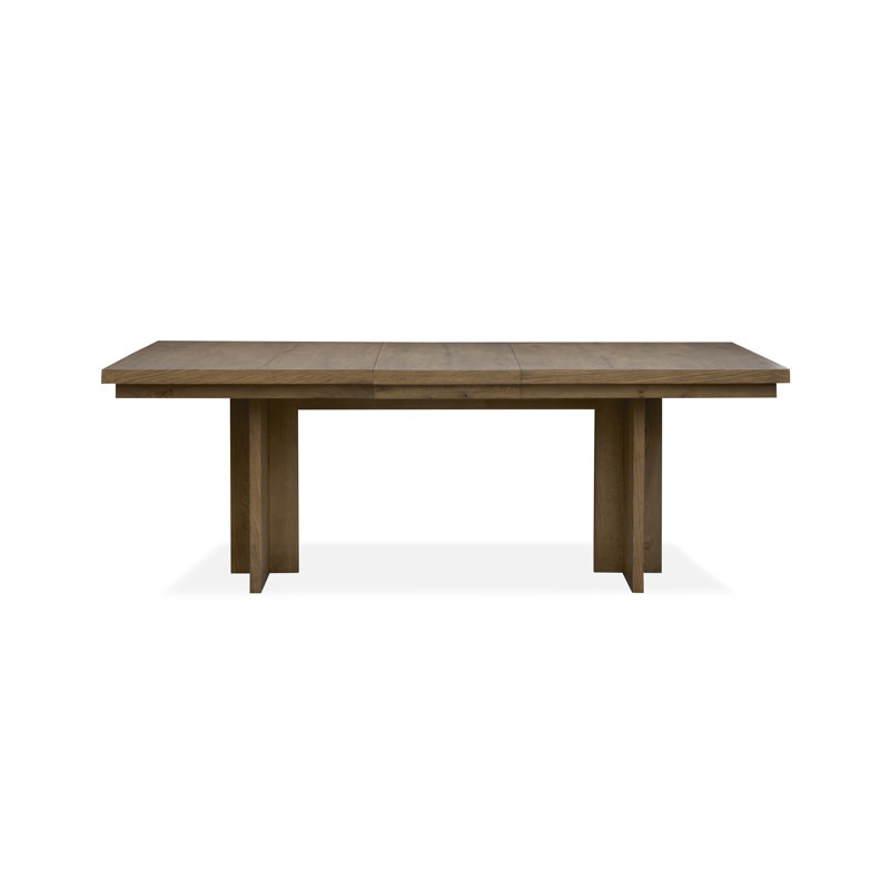 Table de salle à manger à tréteaux extensible Frye