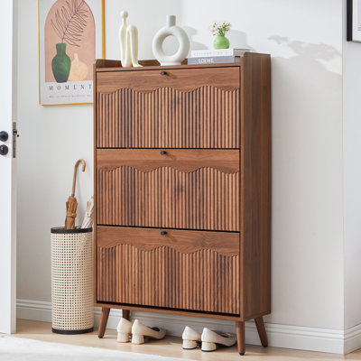 18 Pair Shoe Storage Cabinet