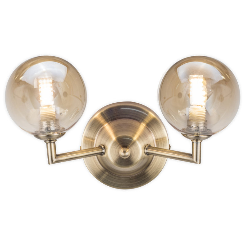 Ramaya Armed Sconce, Antique Brass