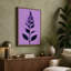 Lavender Stem Botanical - Wrapped Canvas-131761429-131761436