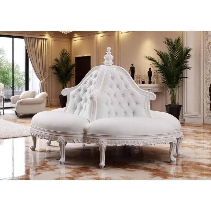 Infinity 68'' Faux Leather Settee