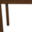60" Raw Umber Solid Wood Dining Table
