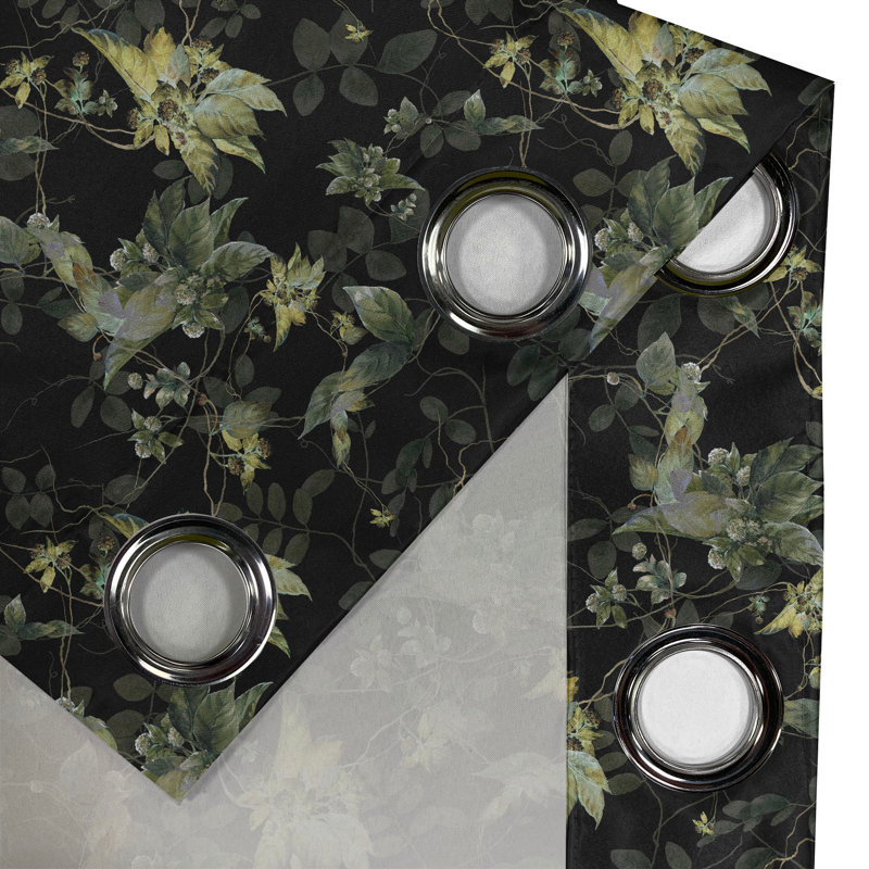 Semi Sheer Curtain Pair