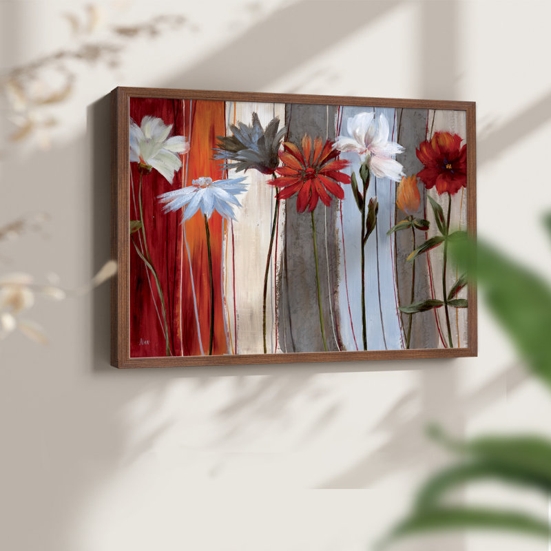 Spring Debut - Impression encadrée - Restickable, H 11 po x l 14 po, Noyer