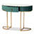 Koey Half Moon Console Table, Faux Marble, Gold 29.90'' H X 39.40'' W X 15.70'' D