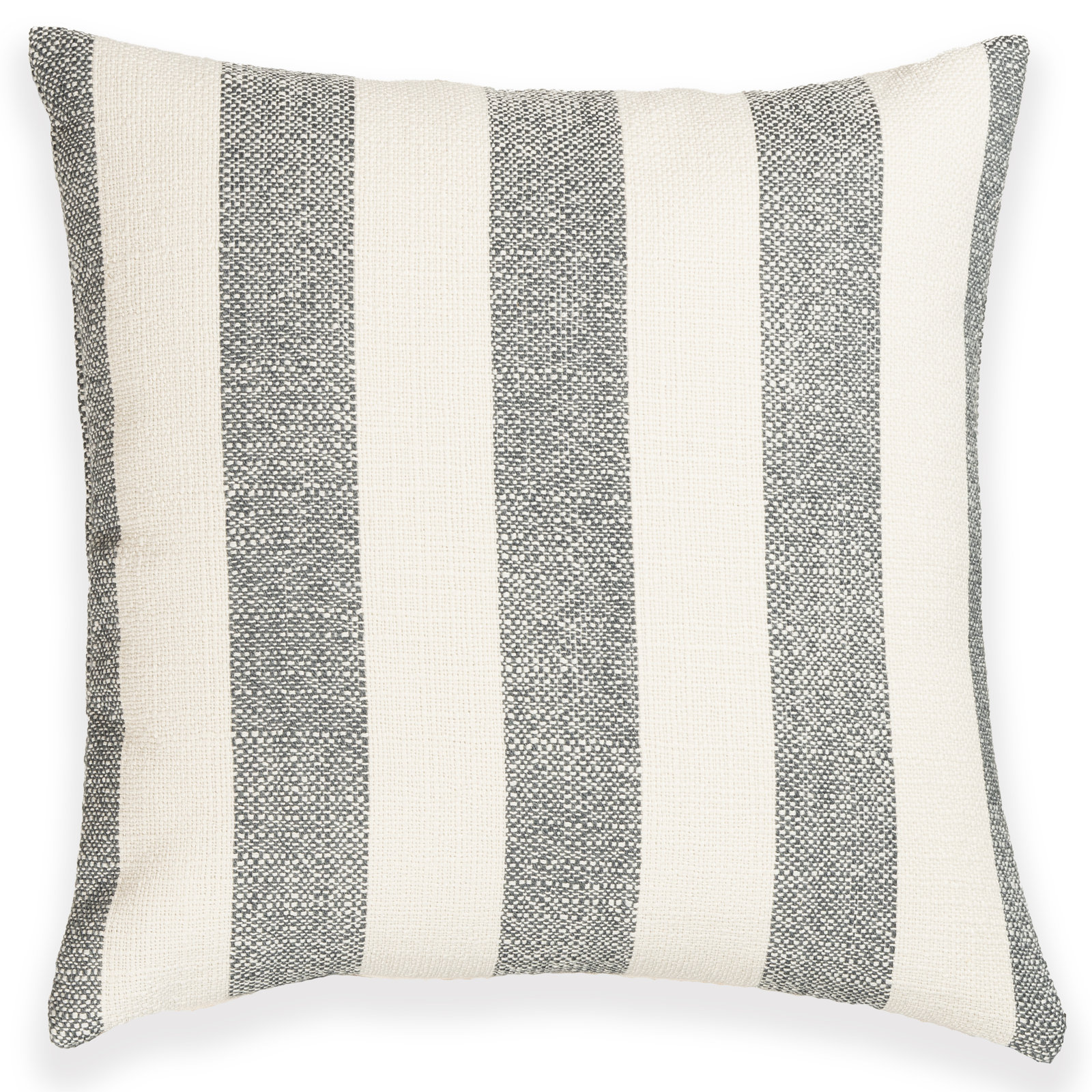 Birch Lane Harding Throw Pillow Throw, Blue Striped, Polyester, Square 18"