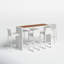 Jarrod 71'' Rectangular 6 - Person Outdoor Dining Set