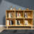 Spacious Bookcases With Storage, Solid Wood Modern Cubby For Home