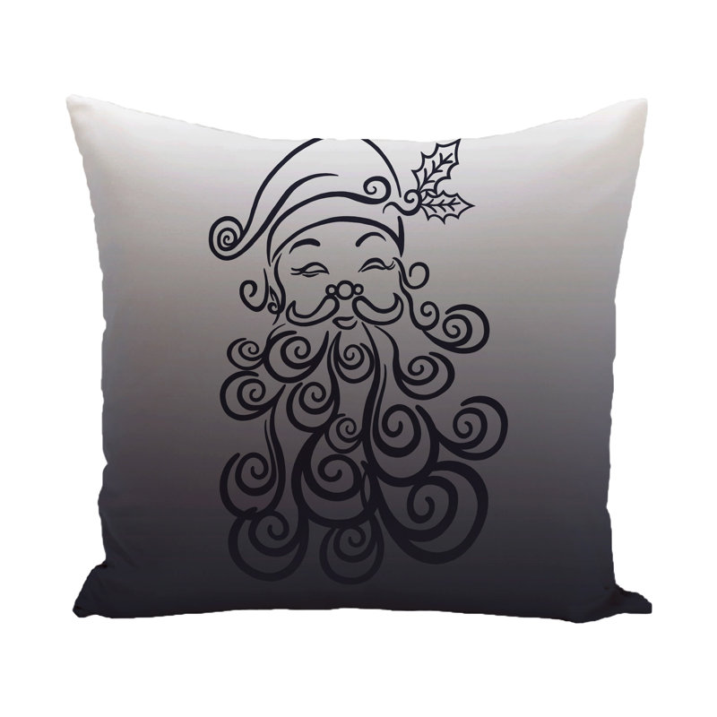 Housse de coussin carré et insert, Gris, 18 po x 18 po