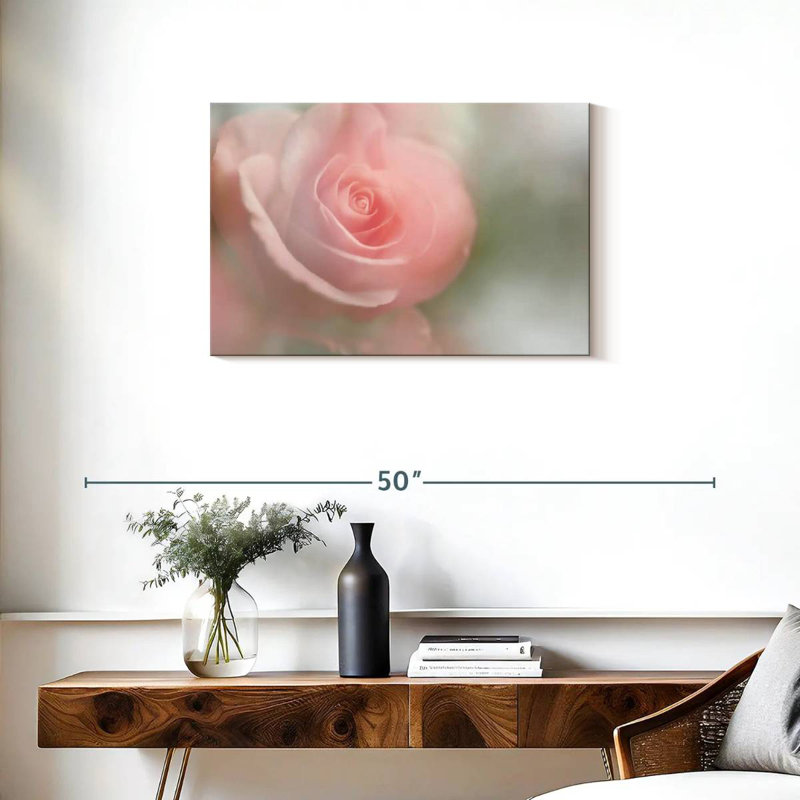 Rose tendre Harnek I, H 20 po x l 30 po