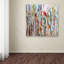  Art mural sur toile tendue - "La vie comme un passage" de Sylvie Demers pour décoration de salon, de chambre à coucher ou de bureau - 18 x 18-22076377