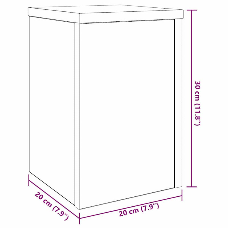 1 Tier Plant Stand Set of 2