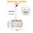 20.9-inch Dimmable Feather Chandelier With Bulb