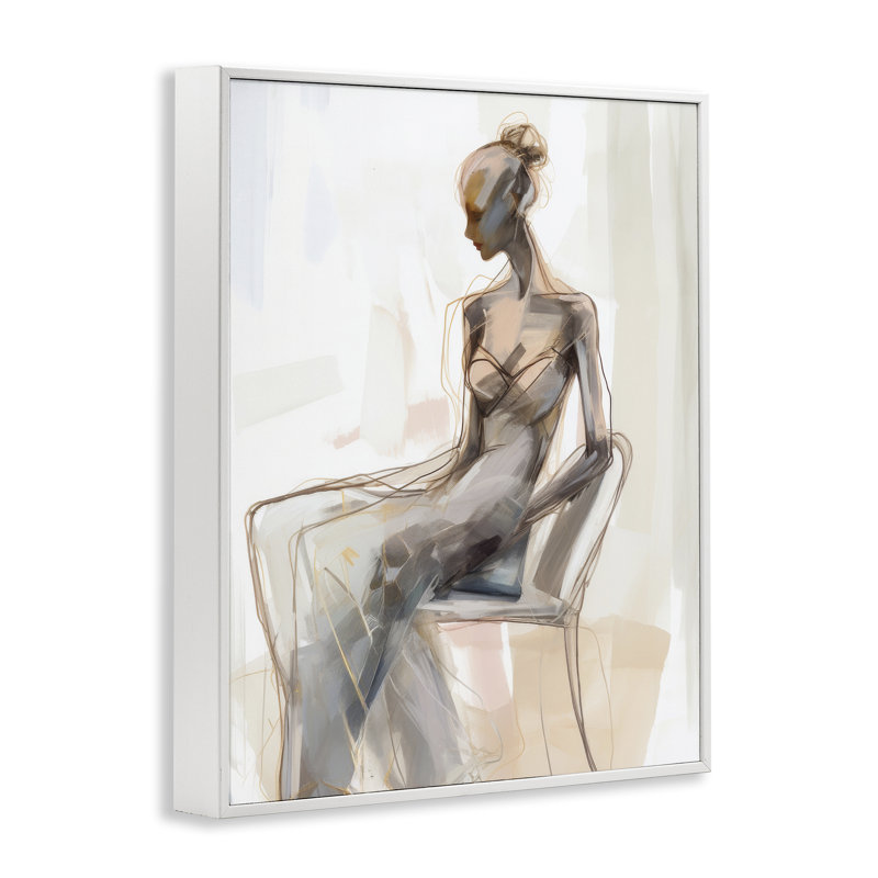 Impression numérique giclée par Irena Orlov, Giclée encadrée blanc bord de mer, H 20 po x l 16 po