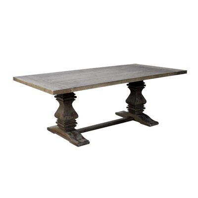 Gracie Oaks Ezechias Solid Wood Dining Table | Wayfair