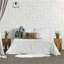 Drapeado 23" x 23" 3D Porcelain Panel Wall Tile-84950252