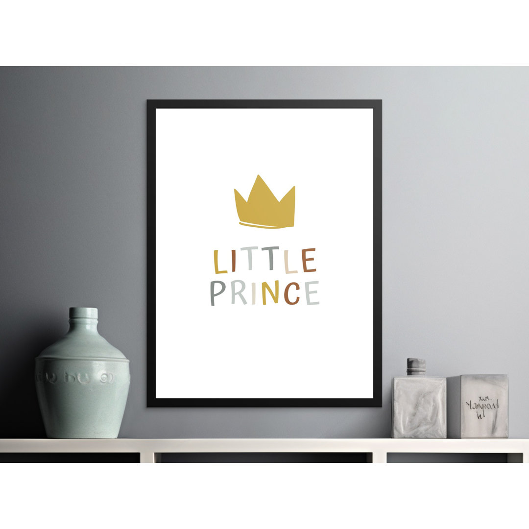 Nursery Wall Art Black Framed Poster