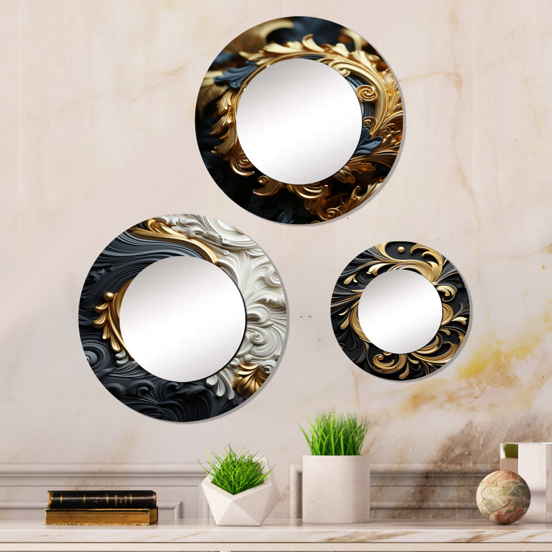 Metal Round Mirror