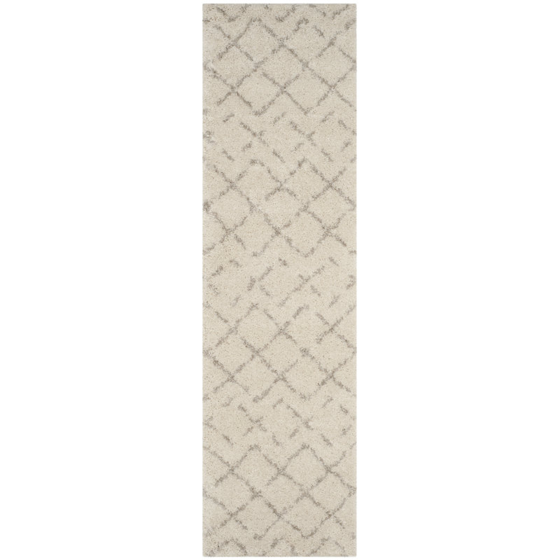 Angelka Performance Rug, Runner 2'3" x 22', Beige/Ivory