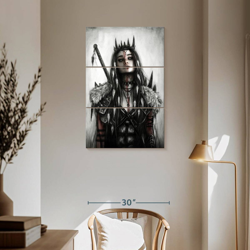 Leisha Wild, 57" H x 36" W