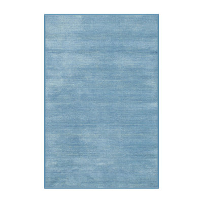 Tapis de zone bleu contemporain