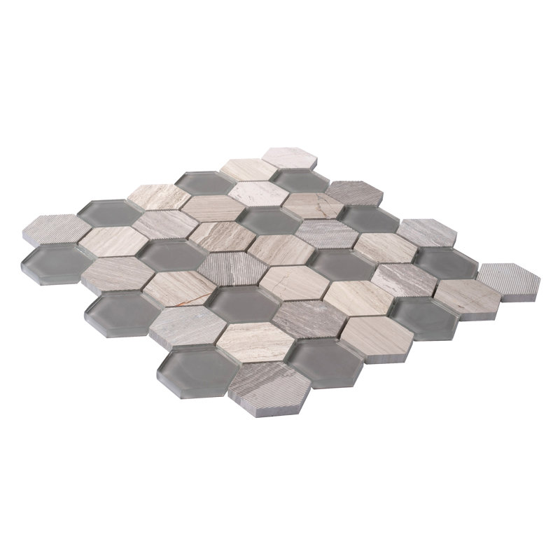 Apollo 12" x 12" Honeycomb Mosaic Wall & Floor Tile
