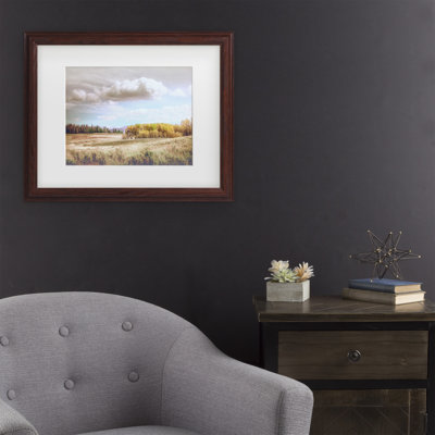 Art mural encadré - décoration murale Christy Berry «Wyoming Soft Fall Colors» avec cadre mat - Art du salon, de la cuisine et de la salle de bain - 16 x 20