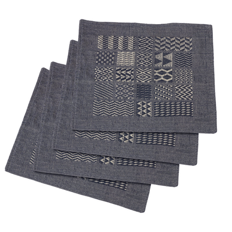 Hand Loomed 19" Cotton Placemat