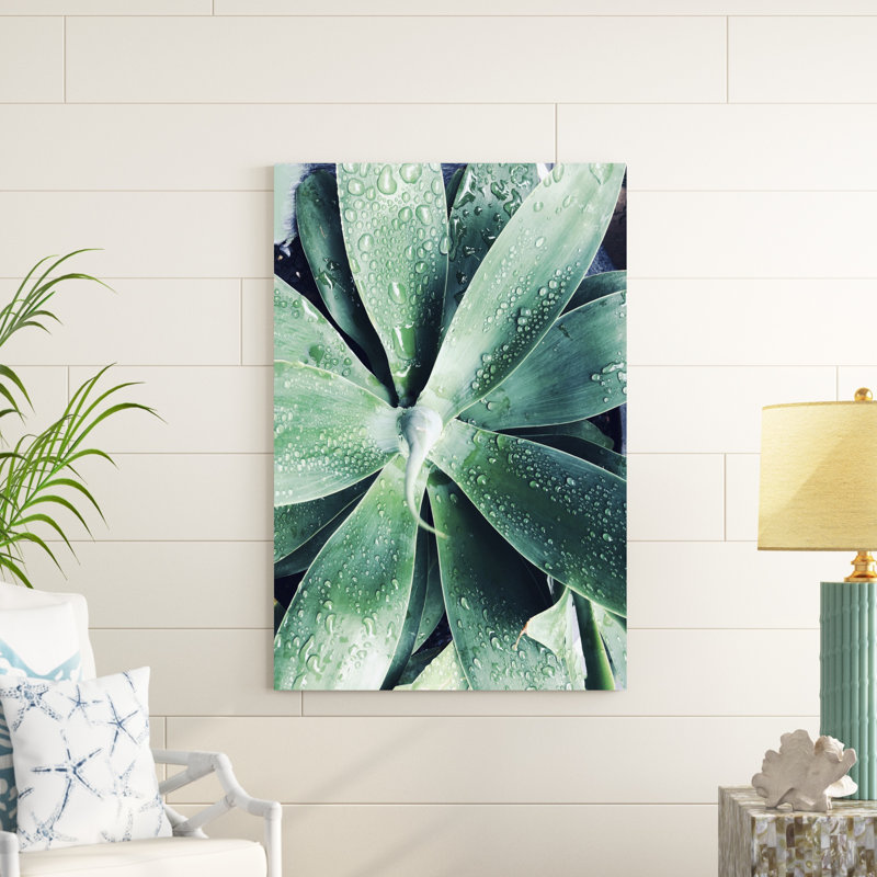 Vert succulent tropical vert III, H 48 po x l 32 po x P 1,25 po