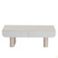 Table basse avec plateau en faux marbre, table basse avec tiroir cannelé, table basse