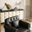 41.3"Upholstered Faux Leather Chair-1727104135-1727104137