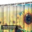 Rideau de douche avec 12 crochets Sunflower-159714800