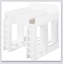 Triple Bunk Bed With Storage Shelves And Hooks +Twin Over Twin XL-1547689183
