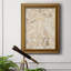 Toile encadrée noyer damassé de qualité supérieure II - prête à être accrochée-1778010580