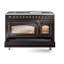 ILVE UN48FNMPEGG Nostalgie II Noblesse 48 inch Dual Fuel Range (8 Sealed Burners + Griddle, Triple Glass Door)-264993625-264993569-264993571