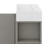 Meuble-lavabo mural moderne 21,6 po, armoire de rangement avec rangement à droite et porte à fermeture en douceur