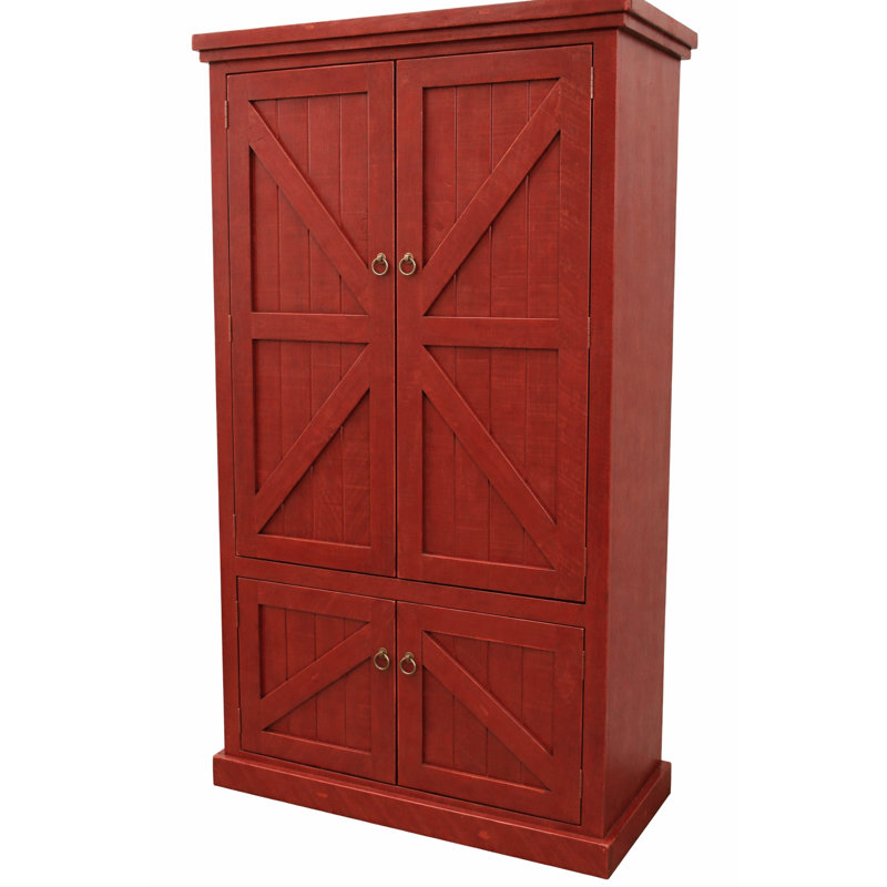Armoire Kellogg, Rouge vif