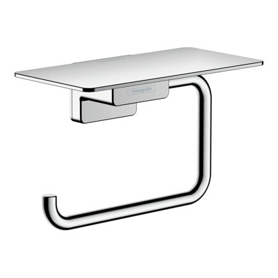 Hansgrohe AddStoris Roll Holder with Shelf & Reviews | Wayfair