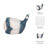 Blue Whale Decor, Blue/White-1835509295