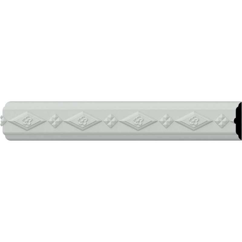 Rail pour chaise à losanges H 1 5/8 po x P 1/2 po x L 94 1/2 po