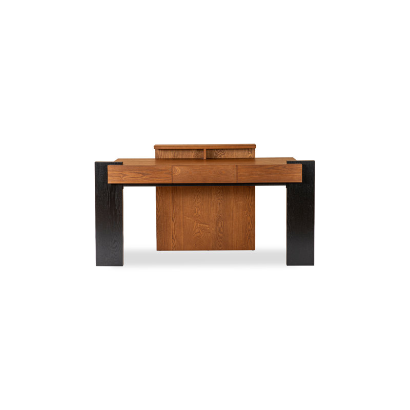 Bugano Solid Wood Writing Desk