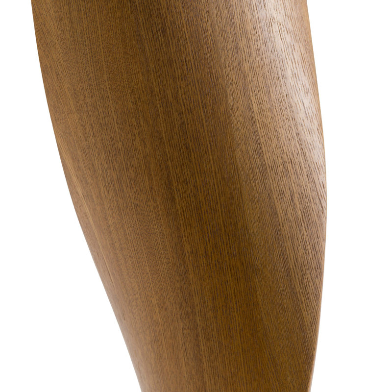 Calvary - Table de bar style Mid-Century moderne en céramique et noyer